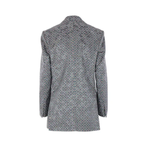 Patterned Single-Breasted Jacket