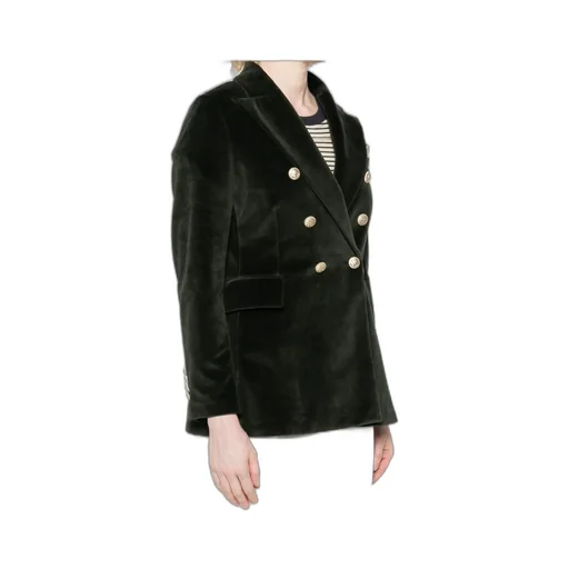 Cotton Double-Breasted Jacket