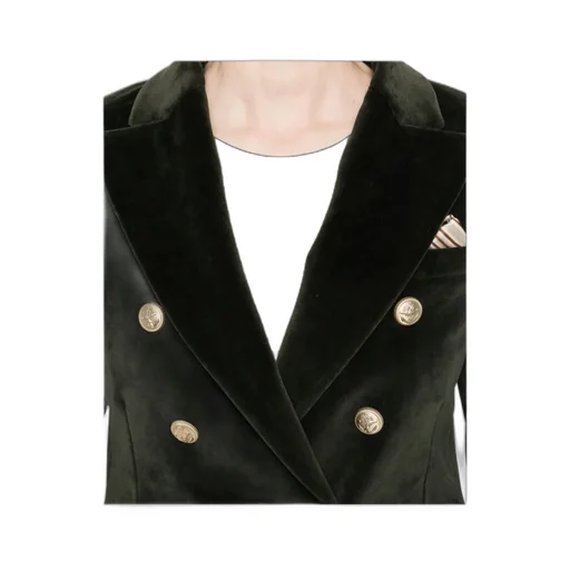 Cotton Double-Breasted Jacket