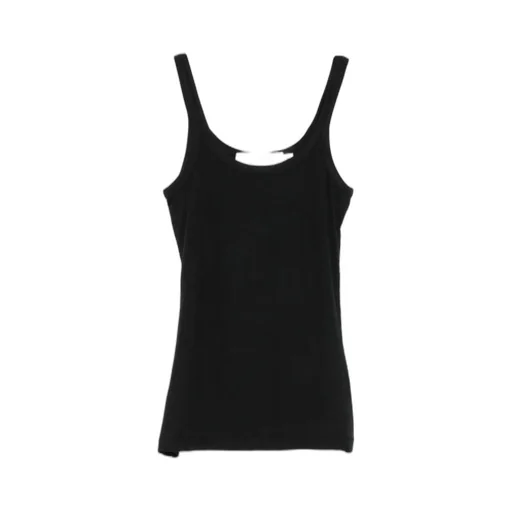 Fine-Ribbed Tank Top