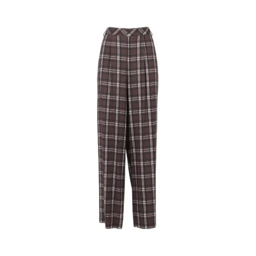 Plaid Casual Pants