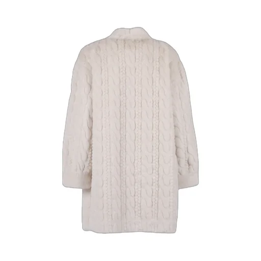 Long-Sleeved Knitted Cardigan