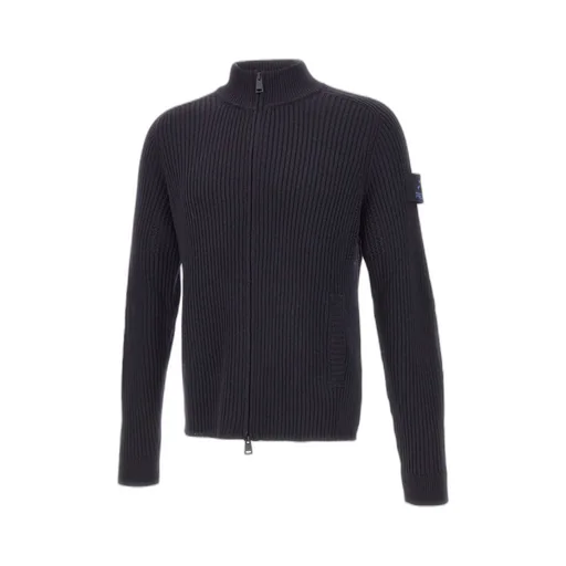Ribbed Zip-Up Cardigan