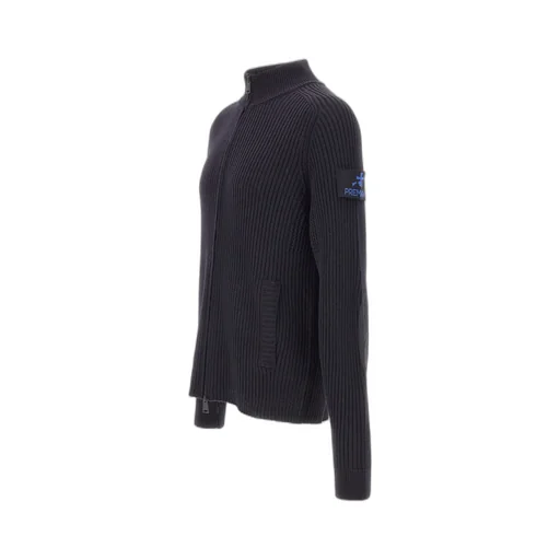 Ribbed Zip-Up Cardigan