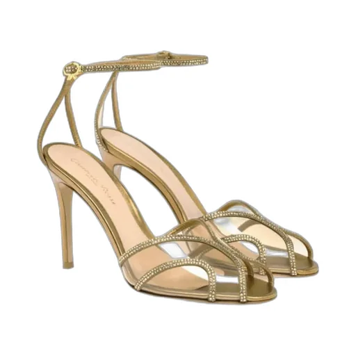Open-Toe High-Heeled Sandals