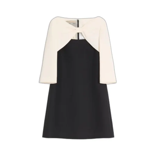 Crepe Couture Short Dress