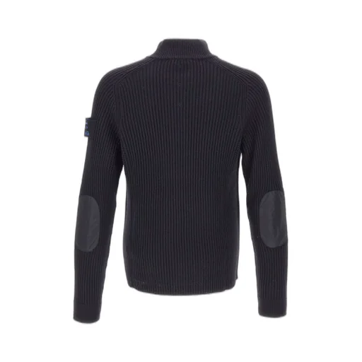 Ribbed Zip-Up Cardigan