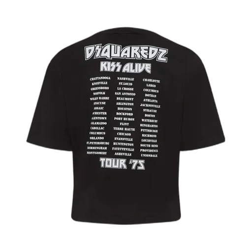 X Kiss Pressato Cropped Breezy Fit T-Shirt