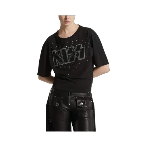 X Kiss Pressato Cropped Breezy Fit T-Shirt