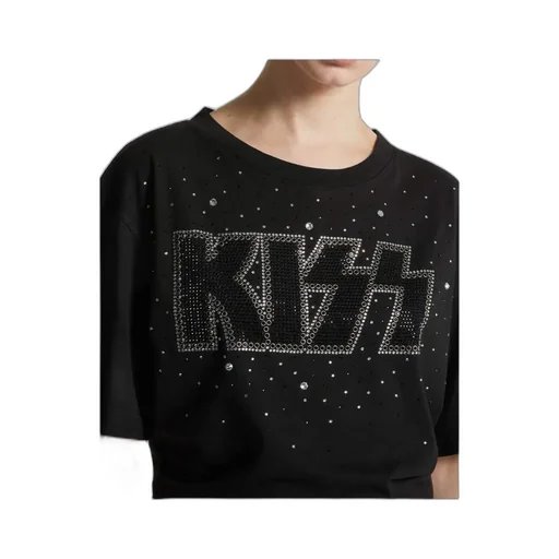 X Kiss Pressato Cropped Breezy Fit T-Shirt