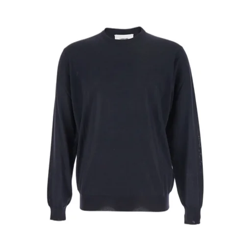 Crewneck Ribbed-Hem Sweater