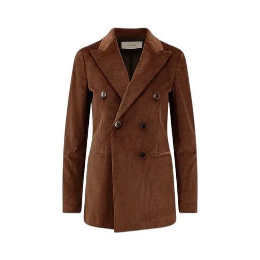 Double-Breasted Corduroy Blazer
