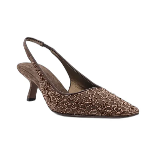 The City Slingback Pointed-Toe Pumps