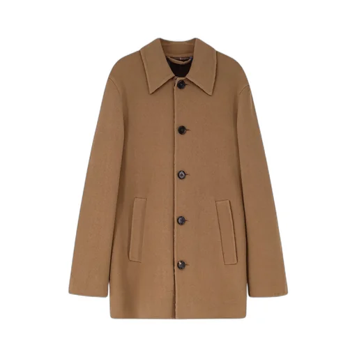 Single Breasted Long Sleeved Coat