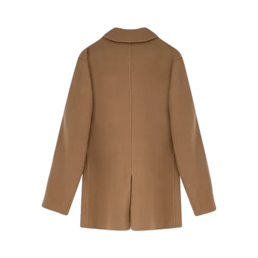 Single Breasted Long Sleeved Coat