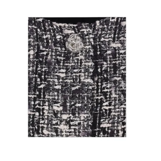 Single-Breasted Tweed Jacket
