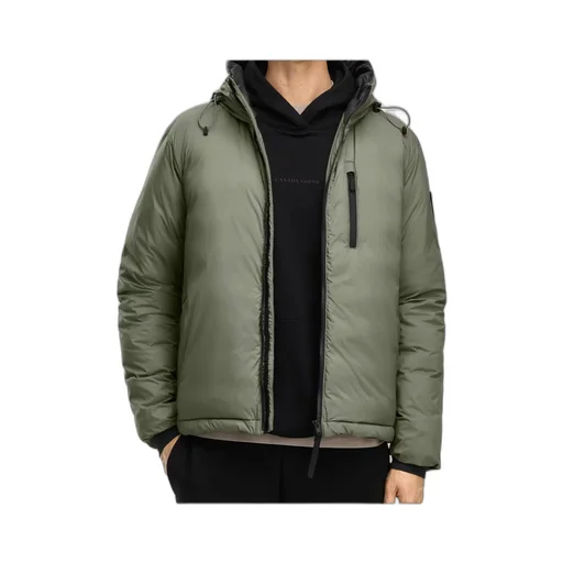 Zip-Up Hooded Down Jacket