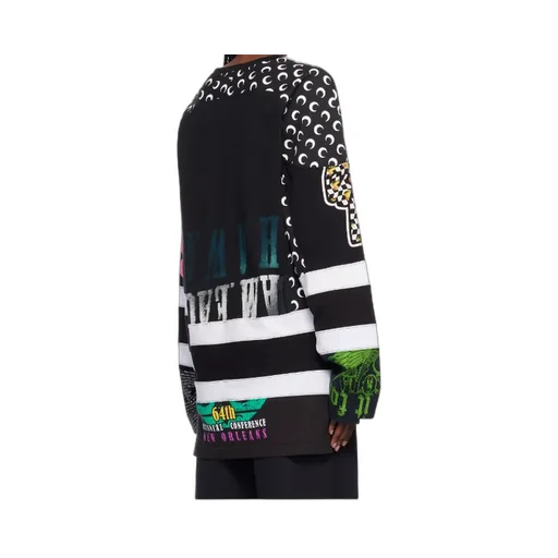 Knitted Long-Sleeved Hockey T-Shirt