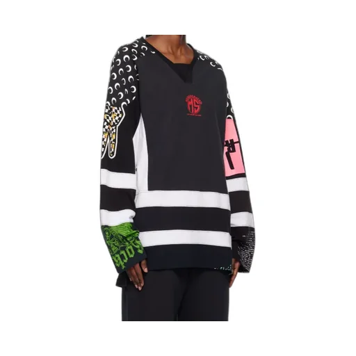 Knitted Long-Sleeved Hockey T-Shirt