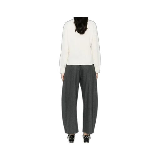 V-Neck Long-Sleeved Cardigan