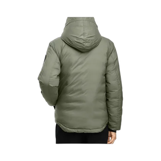 Zip-Up Hooded Down Jacket
