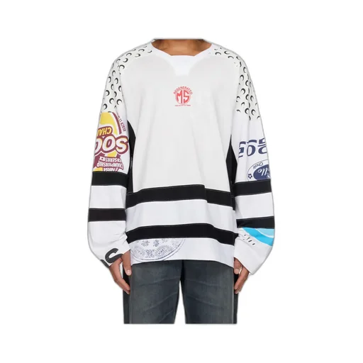 Knitted Long-Sleeved Hockey T-Shirt