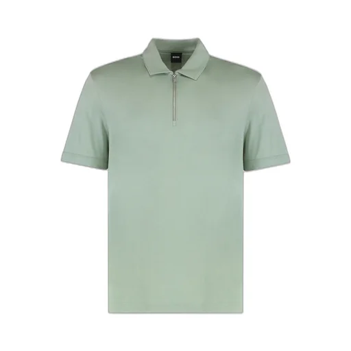 Zip-Collar Polo Shirt