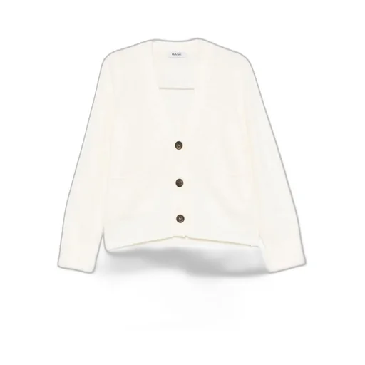 V-Neck Long-Sleeved Cardigan