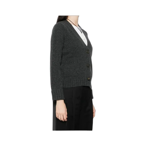 V-Neck Long-Sleeved Cardigan