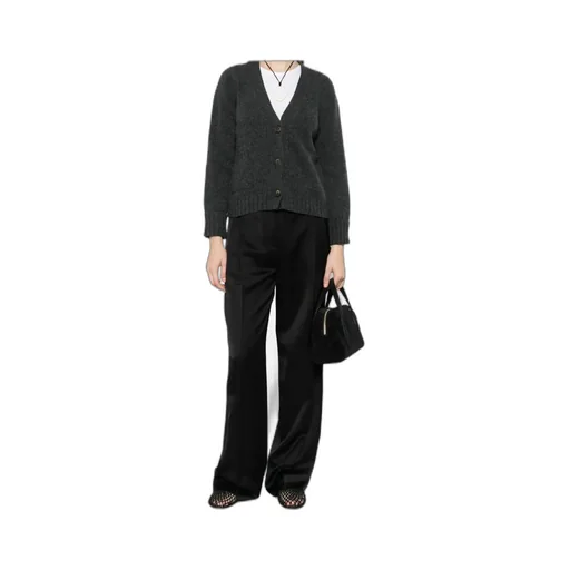 V-Neck Long-Sleeved Cardigan