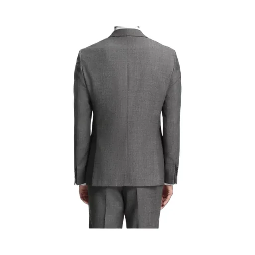 Micro-Patterned Slim-Fit Jacket In Virgin Wool