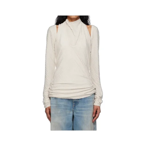 Pleated Convertible Crop Top