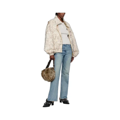 Paisley Cargo Bomber Jacket