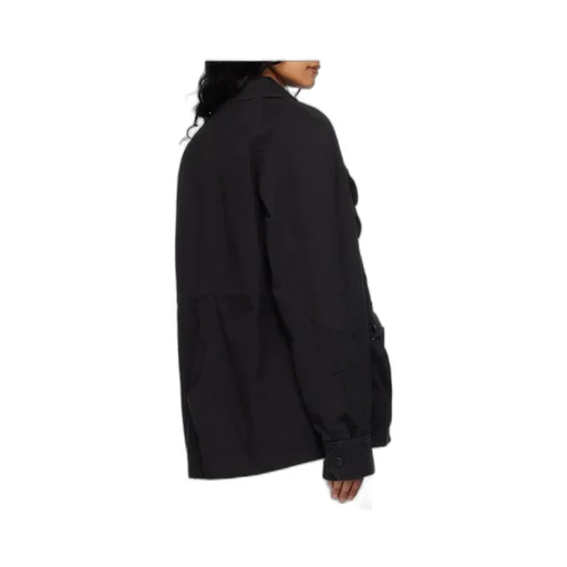 Multi-Pocket Safari Denim Jacket