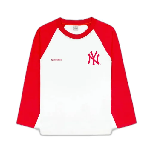 Yankees Serif Baseball Tee