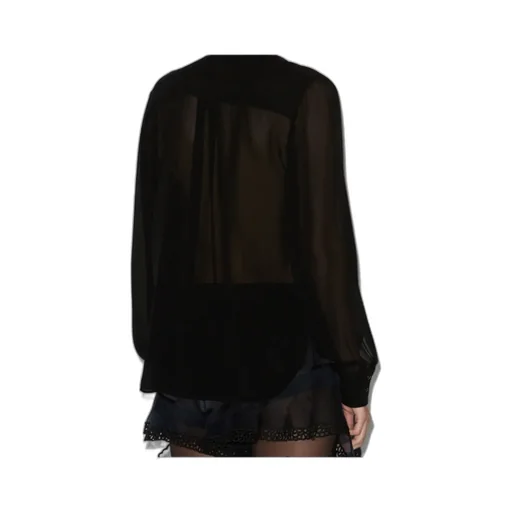 Elaura Satin Pussy Bow Blouse