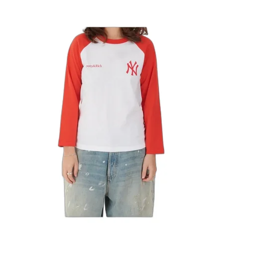 Yankees Serif Baseball Tee