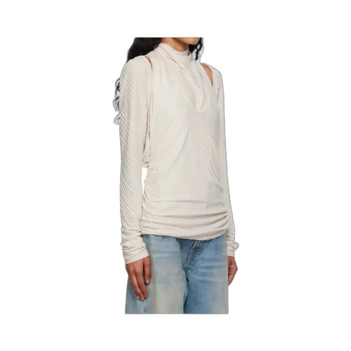 Pleated Convertible Crop Top