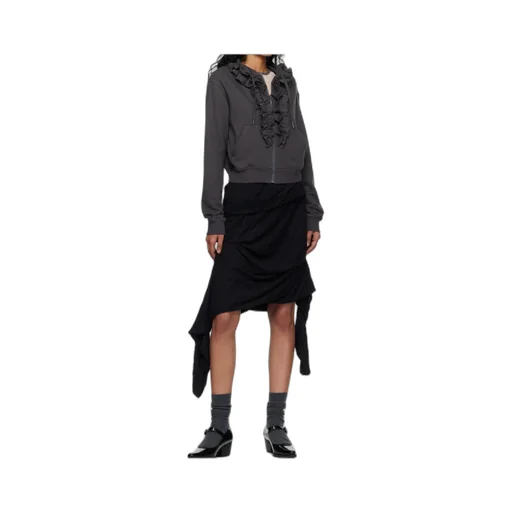 Ruffled Hoodie