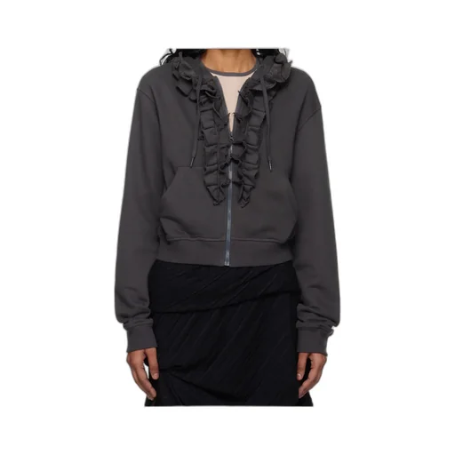 Ruffled Hoodie