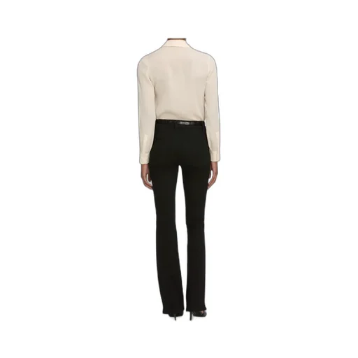 High-Waisted Flared Jeans