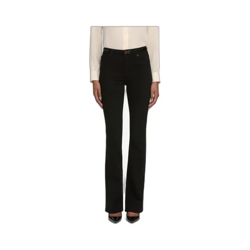 High-Waisted Flared Jeans