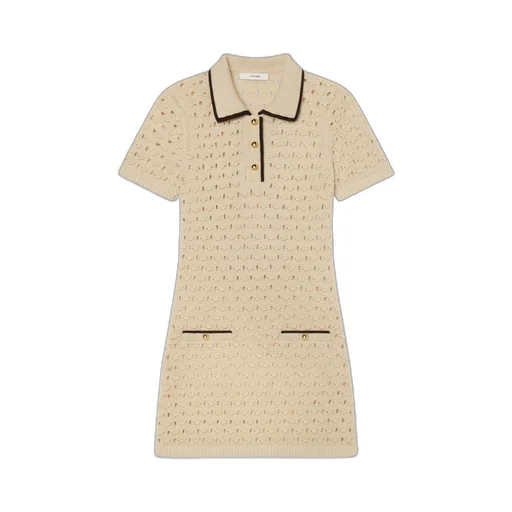 The Bauble Open-Knit Mini Dress