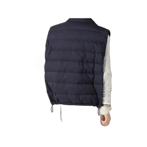 Technical Pongé Down Vest
