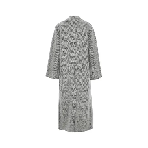 Herringbone Bouclé Coat