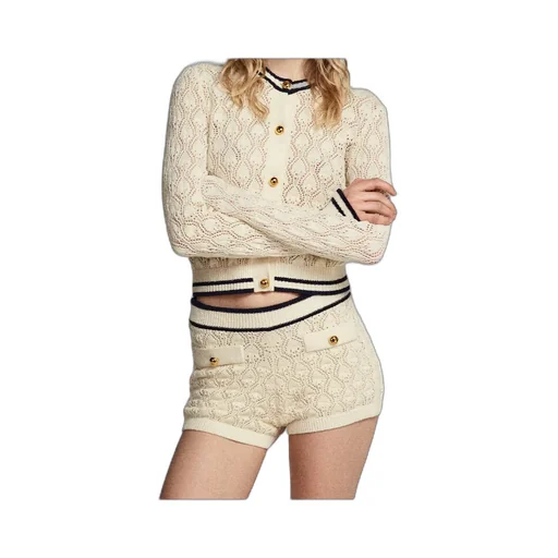Openwork Knit Cardigan