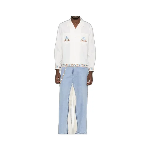 Noveau Vine Embroidered Shirt