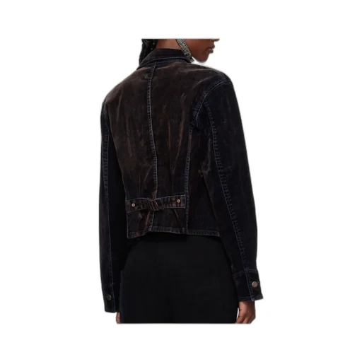 Velvet Denim Trucker Jacket