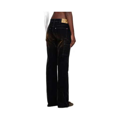 Velvet Denim Trucker Jeans
