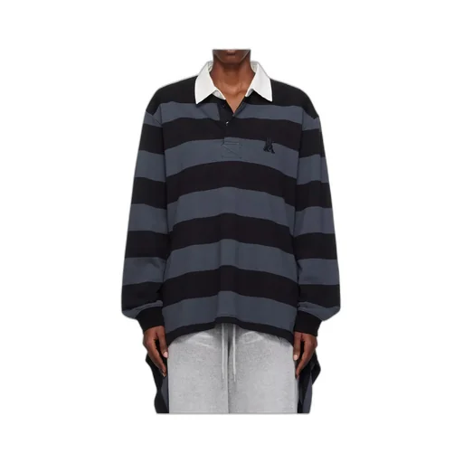 Striped Rugby Polo Shirt